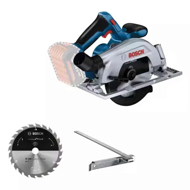 Bosch GKS 185-LI 16,5 cm melna, zila, pelēka 5000 apgr./min