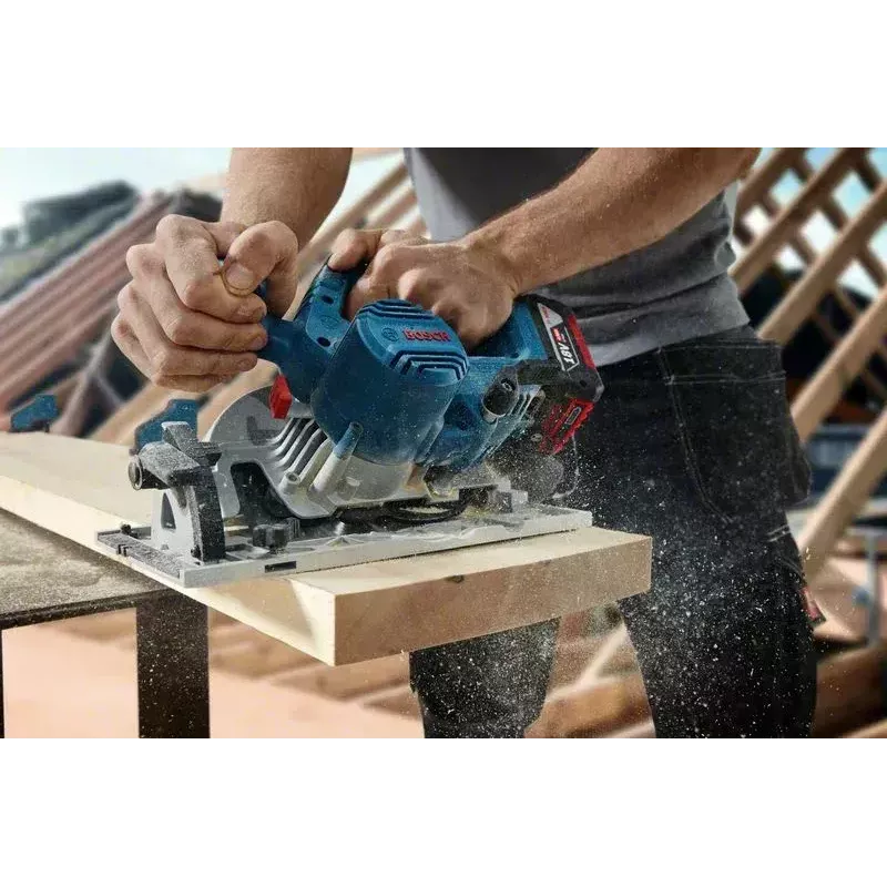 Bosch GKS 185-LI 16,5 cm melna, zila, pelēka 5000 apgr./min