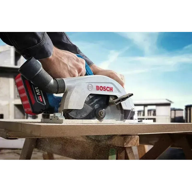 Bosch GKS 185-LI 16,5 cm melna, zila, pelēka 5000 apgr./min