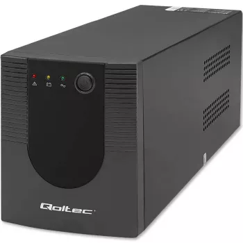 Qoltec UPS 53776 Line-Interactive 1,5 kVA 900 W 4 maiņstrāvas kontaktligzdas