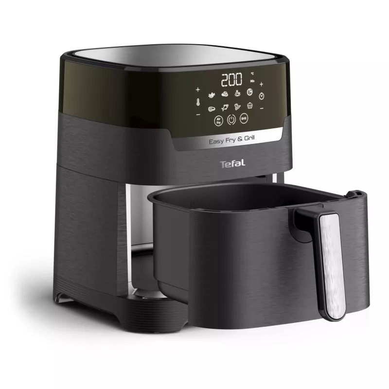 Tefal Easy Fry & Grill EY5058 viena 4,2 L brīvstāvošs 1550 W karstā gaisa fritieris Melna