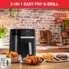 Tefal Easy Fry & Grill EY5058 viena 4,2 L brīvstāvošs 1550 W karstā gaisa fritieris Melna