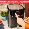 Tefal Easy Fry & Grill EY5058 viena 4,2 L brīvstāvošs 1550 W karstā gaisa fritieris Melna