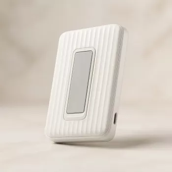 Pārnēsājams baterijas ārējais akumulators USB 10000mAh Rapid/Mag balts 5022801022