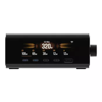 Lādētājs EcoFlow EF-STATION320W-EU galda lādētājs 320W pārnēsājamām ierīcēm