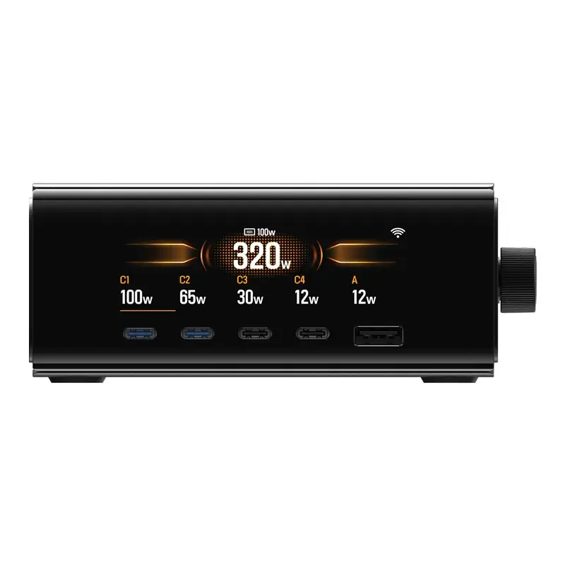 Lādētājs EcoFlow EF-STATION320W-EU galda lādētājs 320W pārnēsājamām ierīcēm