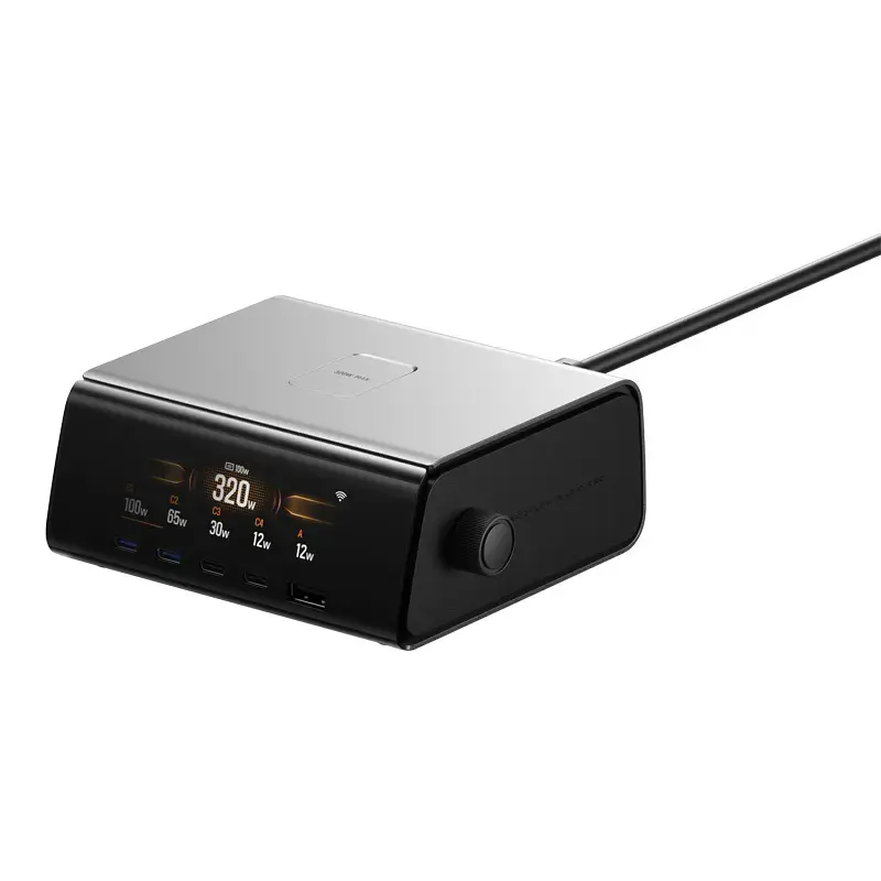 Lādētājs EcoFlow EF-STATION320W-EU galda lādētājs 320W pārnēsājamām ierīcēm