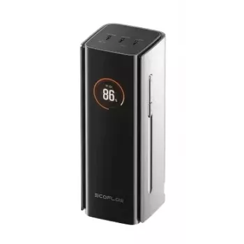 Ārējais akumulators EcoFlow RAPID Pro 20000 mAh litija 230W, 3× USB-C, melns
