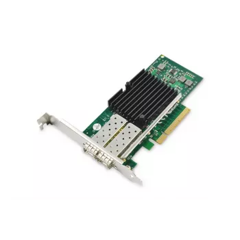 DIGITUS SFP 2 portu 10G PC/Expresscard Intel JL82599ES mikroshēmojums optiskie un vara moduļi