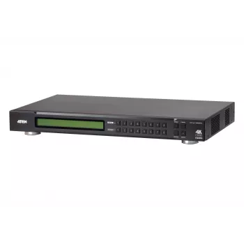 ATEN 8X8 True 4K HDMI Matrix Switch, AV matricas komutators, 18 Gbit/s, 600 MHz, 4096 x 2160 pikseļi, 4096 x 2160, 3840 x 2160, 1920 x 1200, Melns