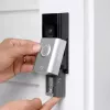 Battery Doorbell Plus Ring Melns Nickel