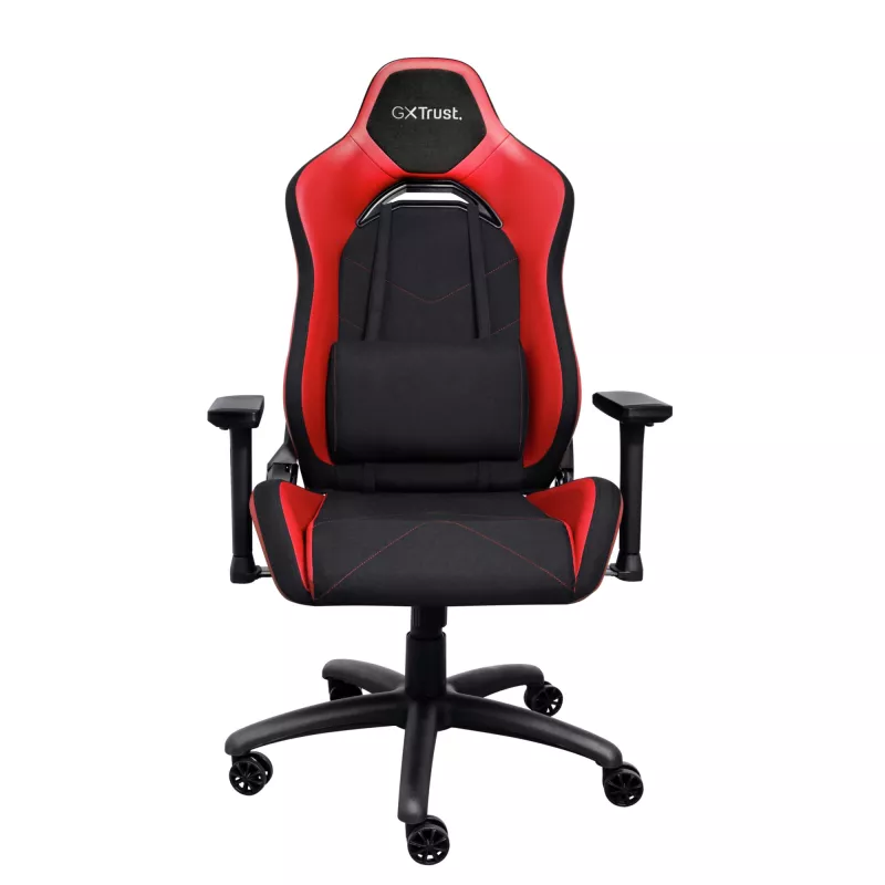 Trust GXT 714 RUYA universāls spēļu krēsls melns, sarkans