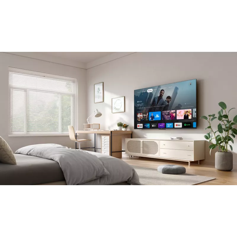 TCL 55P69K TV 139.7 cm (55 collas) 4K Ultra HD Smart TV Wi-Fi Melns