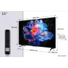 TCL 55P69K TV 139.7 cm (55 collas) 4K Ultra HD Smart TV Wi-Fi Melns