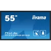 iiyama TF5539AS-B1AG Signāla displejs Kioska dizains 138.7 cm (54.6 collas) LED 435 cd/m² 4K Ultra HD Melns Skārienekrāns Iebūvēts procesors Android 11 24/7