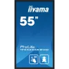 iiyama TF5539AS-B1AG Signāla displejs Kioska dizains 138.7 cm (54.6 collas) LED 435 cd/m² 4K Ultra HD Melns Skārienekrāns Iebūvēts procesors Android 11 24/7