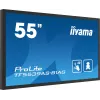 iiyama TF5539AS-B1AG Signāla displejs Kioska dizains 138.7 cm (54.6 collas) LED 435 cd/m² 4K Ultra HD Melns Skārienekrāns Iebūvēts procesors Android 11 24/7