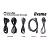 iiyama TF5539AS-B1AG Signāla displejs Kioska dizains 138.7 cm (54.6 collas) LED 435 cd/m² 4K Ultra HD Melns Skārienekrāns Iebūvēts procesors Android 11 24/7