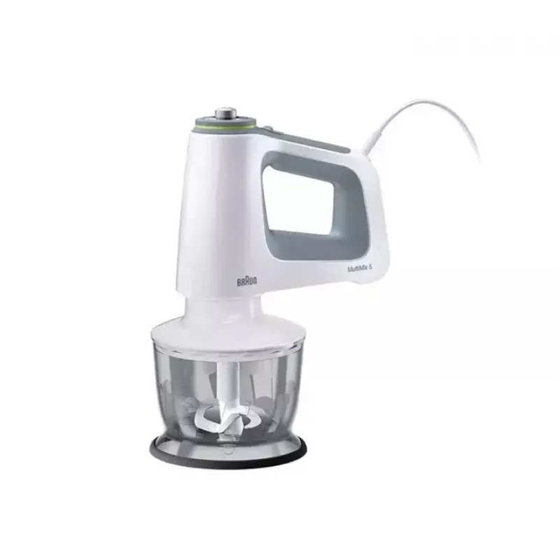 Braun MultiMix 5 HM 5137 rokas mikseris 750 W pelēks, balts