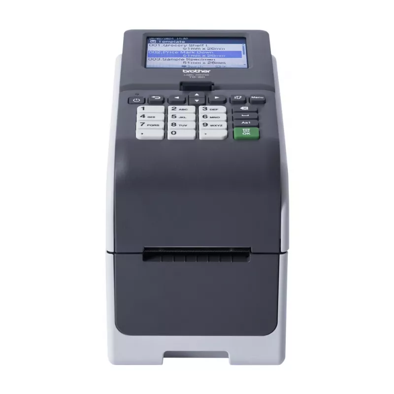 Brother TD-2350DSA203 etiķešu printeris Tiešā termodrukā 203 x 203 DPI 152 mm/s Vadu un bezvadu Ethernet LAN Wi-Fi Bluetooth