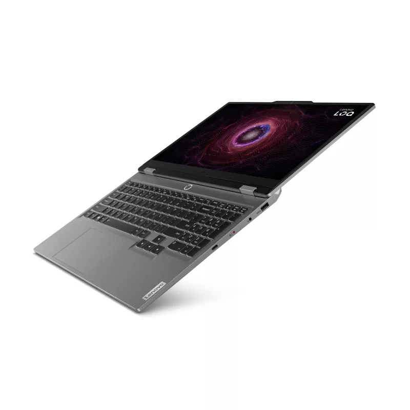 Portatīvais dators Lenovo LOQ 15ARP9 — 15,6 collu FHD 144Hz, AMD Ryzen 5 7235HS, 16GB DDR5, 512GB NVMe SSD, NVIDIA GeForce RTX 4050, Luna Grey