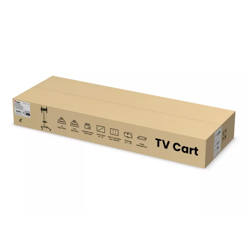 Multimediju ratiņi Equip 32–55 collu universālie TV ratiņi