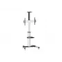 Equip 650602 37-70“ 90° Rotējošs Viena Displeja LFD Grozs, 50 kg, 94 cm (37 collas), 177,8 cm (70 collas), 200 x 200 mm, 600 x 400 mm, -12 - 5°