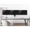 Equip 17 inch-27 inch trīskāršs monitoru galda stiprinājuma kronšteins, skava, 21 kg, 75 x 75 mm, 100 x 100 mm, augstuma regulēšana, melns