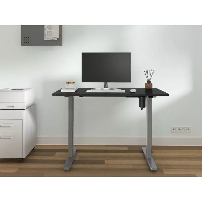 Equip ERGO elektrisks sēdēšanas-stāvēšanas galda rāmis ar darba virsmu, pelēks
