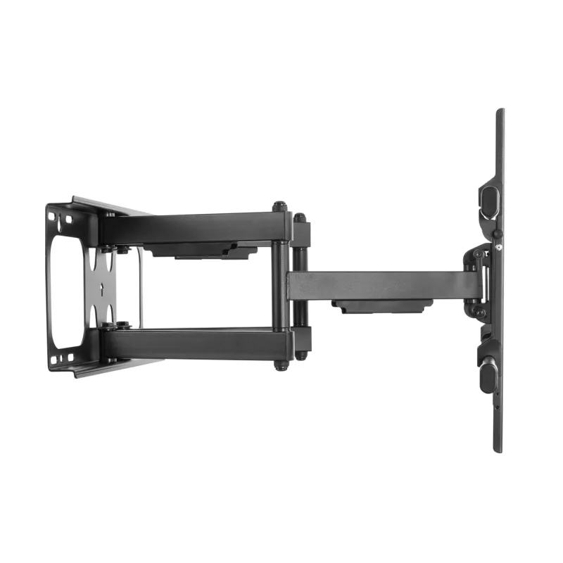 Equip 37 collu - 90 collu noliecams/grozāms TV sienas stiprinājums, 200 x 200 mm, 816 x 410 mm, -15 - 5°, -60 - 60°, tērauds, melns