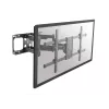 Equip 37 collu - 90 collu noliecams/grozāms TV sienas stiprinājums, 200 x 200 mm, 816 x 410 mm, -15 - 5°, -60 - 60°, tērauds, melns