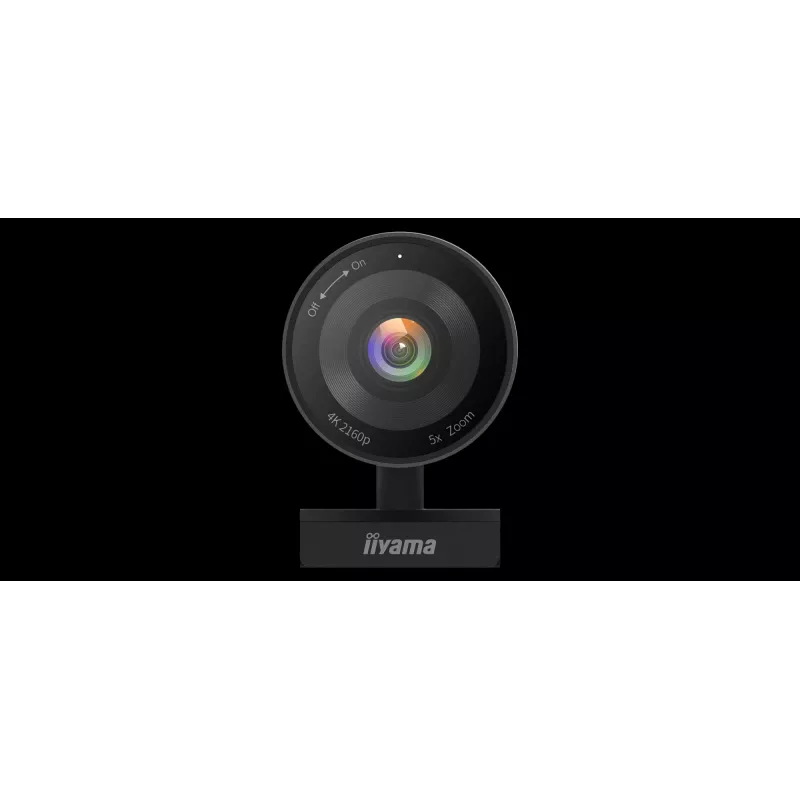 iiyama UC-CAM10PRO-1 tīmekļa kamera 8,46 MP 2160 x 1080 pikseļi USB-C Melna