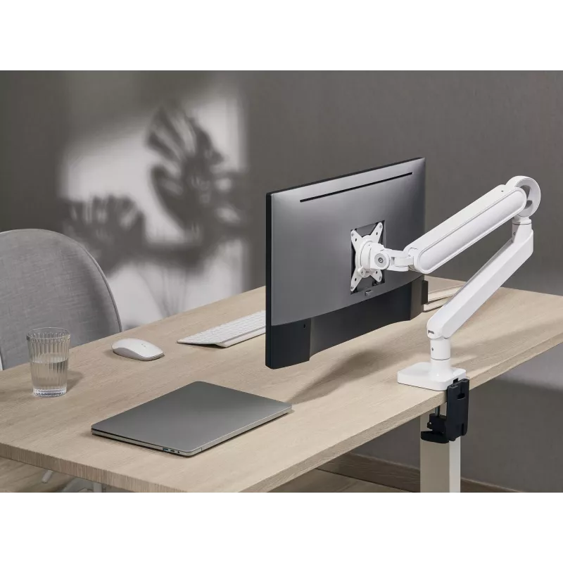 Equip 17 collu-35 collu Premium monitora galda stiprinājuma kronšteins, balts