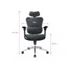 Equip Ergonomic Premium Office Chair with Headrest and Armrests, Blue Melns