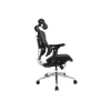 Equip Ergonomic Premium Office Chair with Headrest and Armrests, Melns