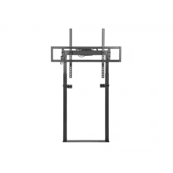 Equip 55 collu-100 collu fiksēts motorizēts sienas stiprinājuma statīvs, 139,7 cm (55 collas), 2,54 m (100 collas), 200 x 200 mm, 800 x 600 mm, Alumīnijs, Plastmasa, Nerūsējošais tērauds, Melns