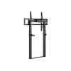 Equip 55 collu-100 collu fiksēts motorizēts sienas stiprinājuma statīvs, 139,7 cm (55 collas), 2,54 m (100 collas), 200 x 200 mm, 800 x 600 mm, Alumīnijs, Plastmasa, Nerūsējošais tērauds, Melns