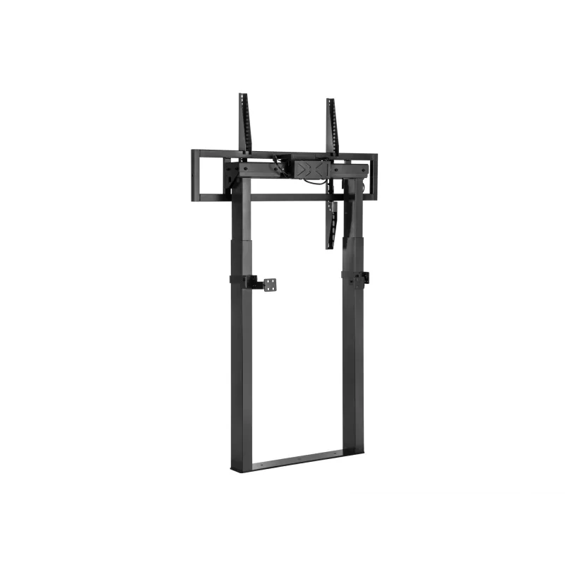 Equip 55 collu-100 collu fiksēts motorizēts sienas stiprinājuma statīvs, 139,7 cm (55 collas), 2,54 m (100 collas), 200 x 200 mm, 800 x 600 mm, Alumīnijs, Plastmasa, Nerūsējošais tērauds, Melns