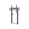 Equip 55 collu-100 collu fiksēts motorizēts sienas stiprinājuma statīvs, 139,7 cm (55 collas), 2,54 m (100 collas), 200 x 200 mm, 800 x 600 mm, Alumīnijs, Plastmasa, Nerūsējošais tērauds, Melns