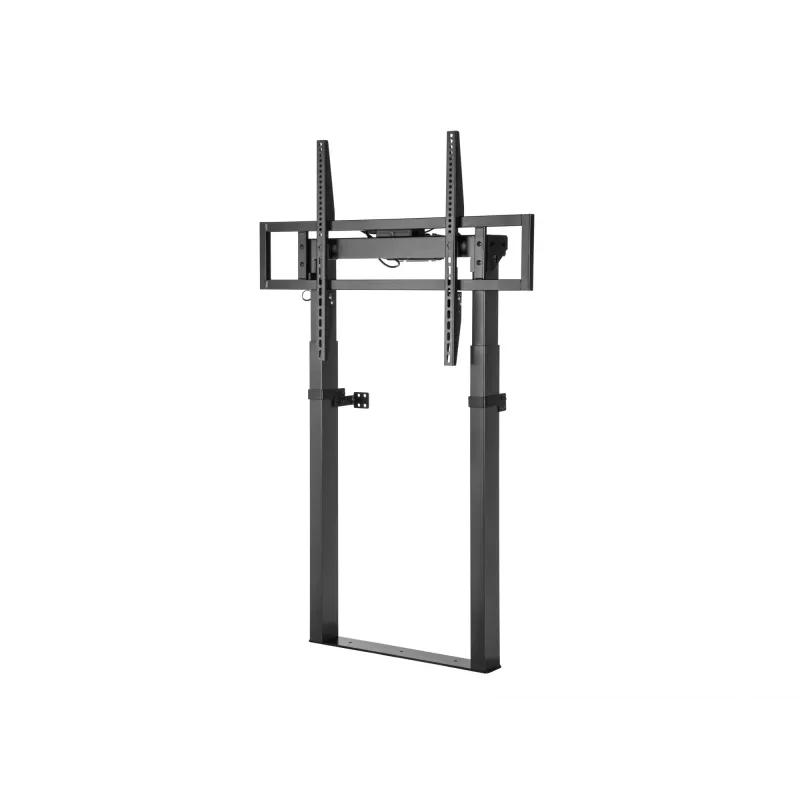 Equip 55 collu-100 collu fiksēts motorizēts sienas stiprinājuma statīvs, 139,7 cm (55 collas), 2,54 m (100 collas), 200 x 200 mm, 800 x 600 mm, Alumīnijs, Plastmasa, Nerūsējošais tērauds, Melns