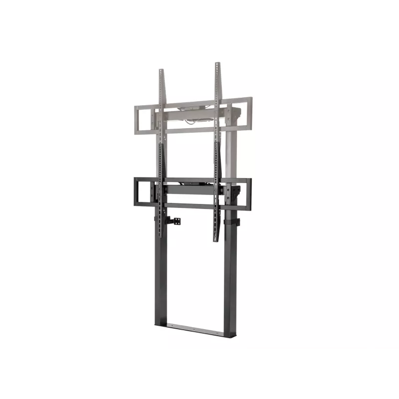 Equip 55 collu-100 collu fiksēts motorizēts sienas stiprinājuma statīvs, 139,7 cm (55 collas), 2,54 m (100 collas), 200 x 200 mm, 800 x 600 mm, Alumīnijs, Plastmasa, Nerūsējošais tērauds, Melns