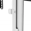 Grīdas TV statīvs/turētājs EQUIP 650614 37–86 collu ekrāniem, līdz 45 kg, VESA 100x100–600x400, augstums 900–1100 mm, slīpums -10° līdz 5°, sudrabains