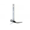Grīdas TV statīvs/turētājs EQUIP 650614 37–86 collu ekrāniem, līdz 45 kg, VESA 100x100–600x400, augstums 900–1100 mm, slīpums -10° līdz 5°, sudrabains