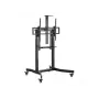 Equip mobilais motorizētais LFD ratiņš 55-100 collām, 2.54 m (100 collas), 200 x 200 mm, 800 x 600 mm, -10 - 5°, alumīnijs, plastmasa, nerūsējošais tērauds, melns