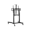 Equip mobilais motorizētais LFD ratiņš 55-100 collām, 2.54 m (100 collas), 200 x 200 mm, 800 x 600 mm, -10 - 5°, alumīnijs, plastmasa, nerūsējošais tērauds, melns