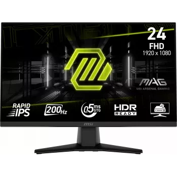 MSI MAG 242F datora monitors 60,5 cm (23,8 collas) 1920 x 1080 pikseļi Full HD LCD Melns