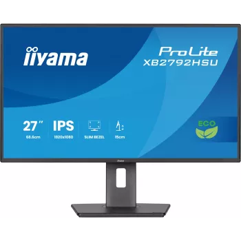 iiyama ProLite XB2792HSU-B1 datora monitors 68,6 cm (27 colli) 1920 x 1080 pikseļi Full HD LED Melns