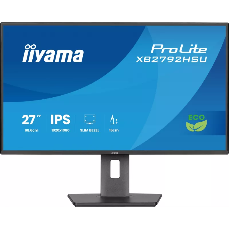 iiyama ProLite XB2792HSU-B1 datora monitors 68,6 cm (27 colli) 1920 x 1080 pikseļi Full HD LED Melns
