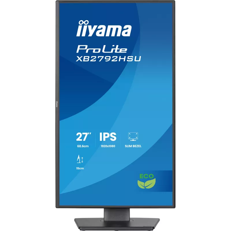 iiyama ProLite XB2792HSU-B1 datora monitors 68,6 cm (27 colli) 1920 x 1080 pikseļi Full HD LED Melns