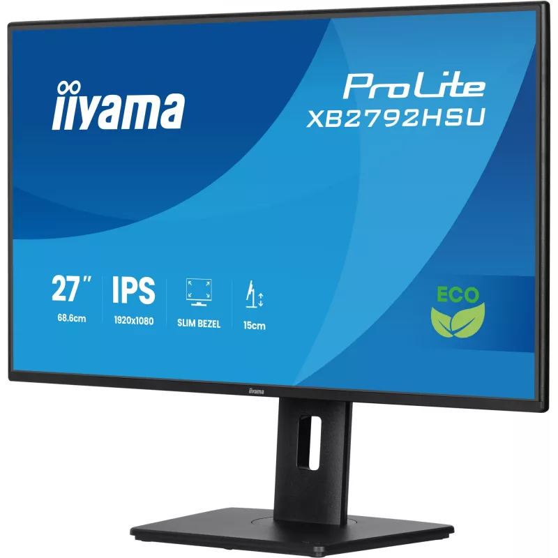 iiyama ProLite XB2792HSU-B1 datora monitors 68,6 cm (27 colli) 1920 x 1080 pikseļi Full HD LED Melns